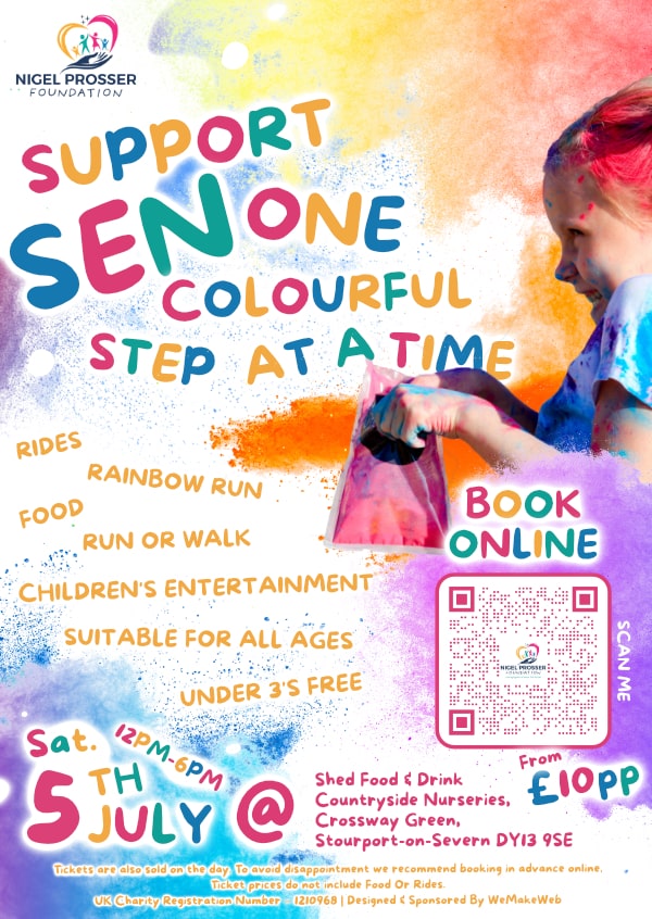 Rainbow Run Event Branding Back